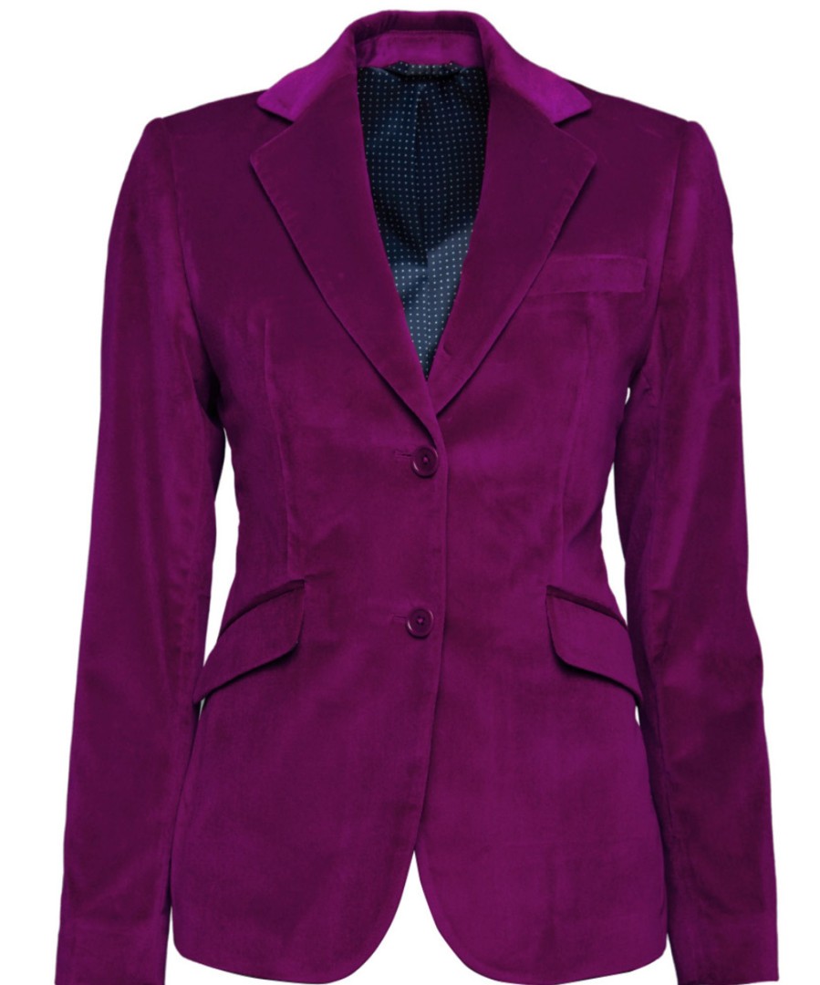 Bruce Field Veste Daniela Velours Palatine Cintree Wholesale