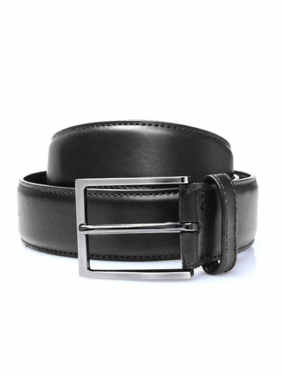 Bruce Field Ceinture Homme Cuir Lisse Surpique Ton Sur Ton Wholesale