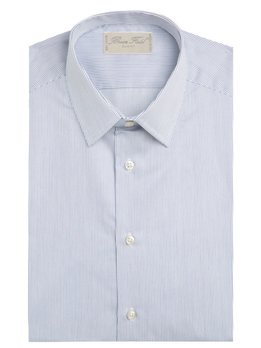 Bruce Field Chemise Benton Cintree Pur Coton Martigues New