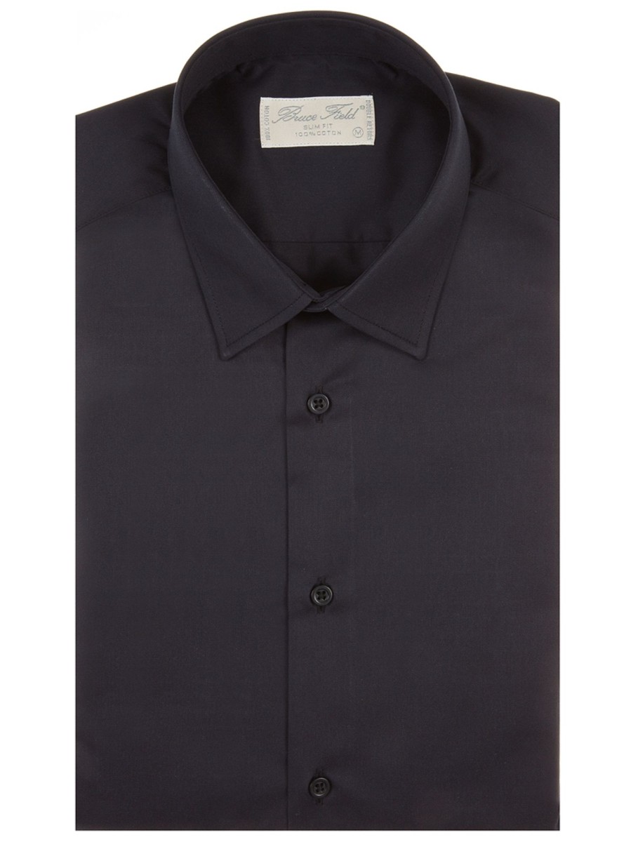 Bruce Field Chemise Benton Cintree Pur Coton Unie Palma Online