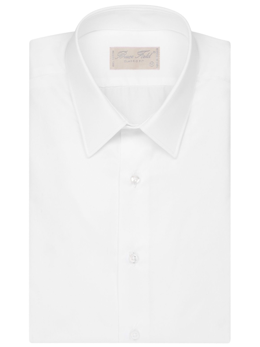 Bruce Field Chemise Alexian Coupe Classique Pur Coton Poignet Mousquetaire Palma Hot