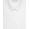 Bruce Field Chemise Benton Cintree Unie En Pur Coton A Poignet Mousquetaire Palma Clearance