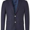 Bruce Field Blazer Didier Grande Taille Ajuste Pure Laine Piquee Boutons Argentes Wholesale