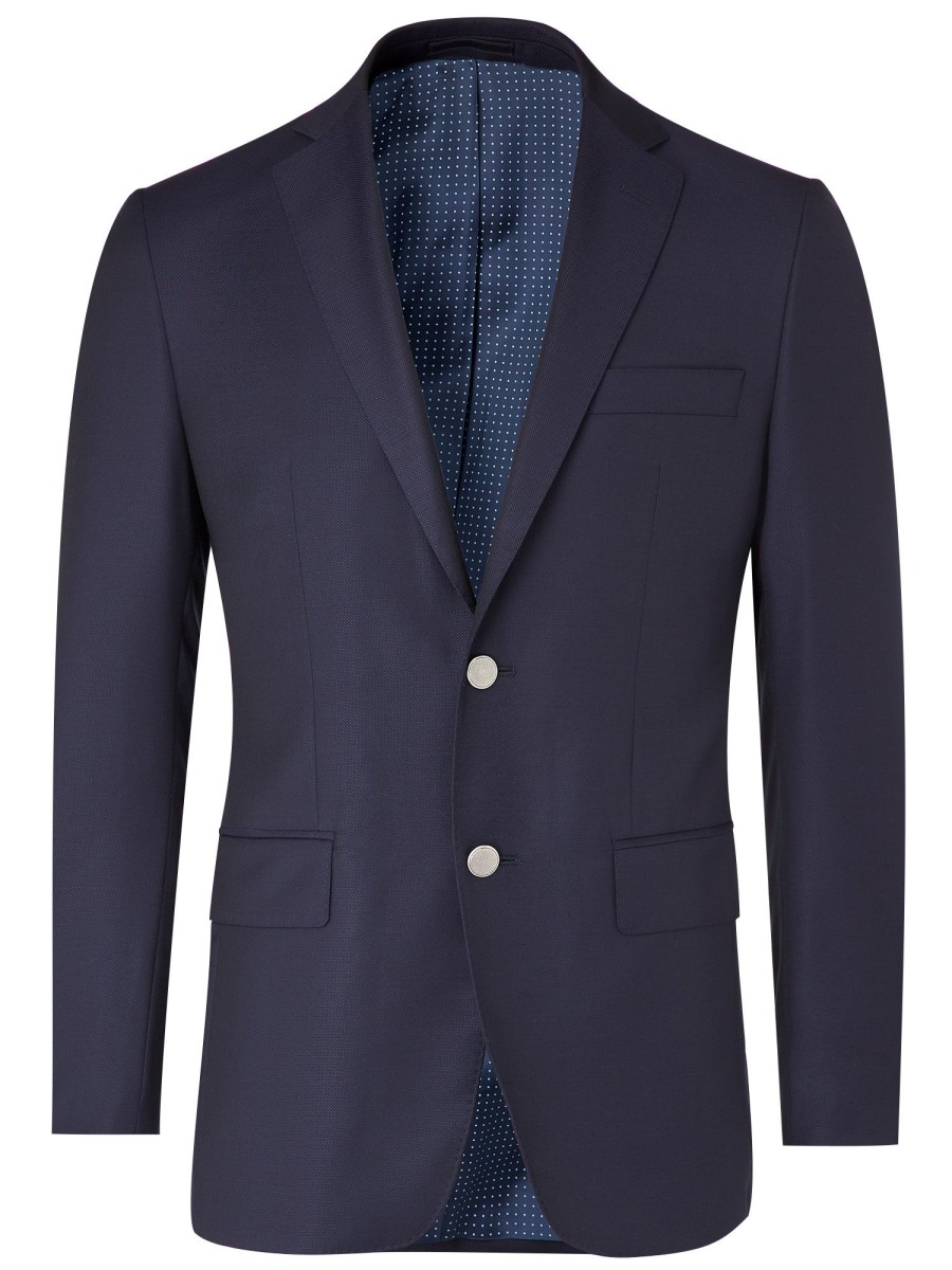 Bruce Field Blazer Dario Ajuste Pure Laine Piquee Hot