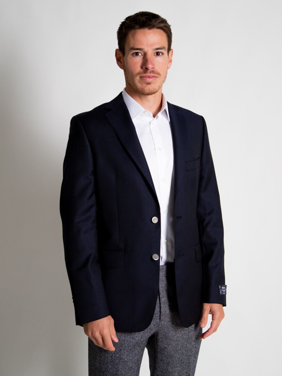 Bruce Field Blazer Dario Ajuste Pure Laine Piquee Hot