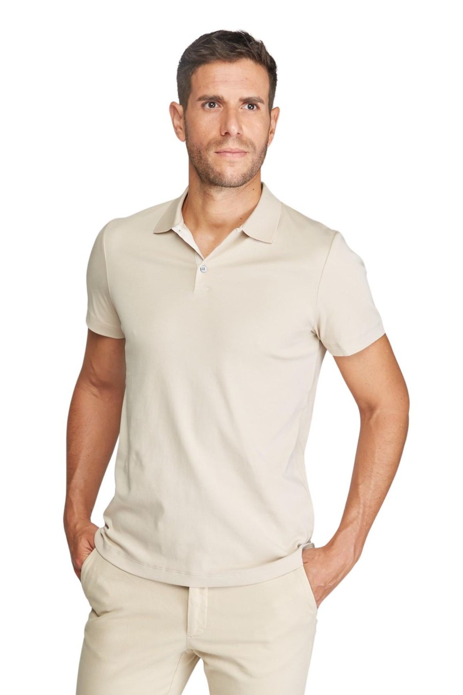 Bruce Field Polo Theo Pur Coton Jersey New