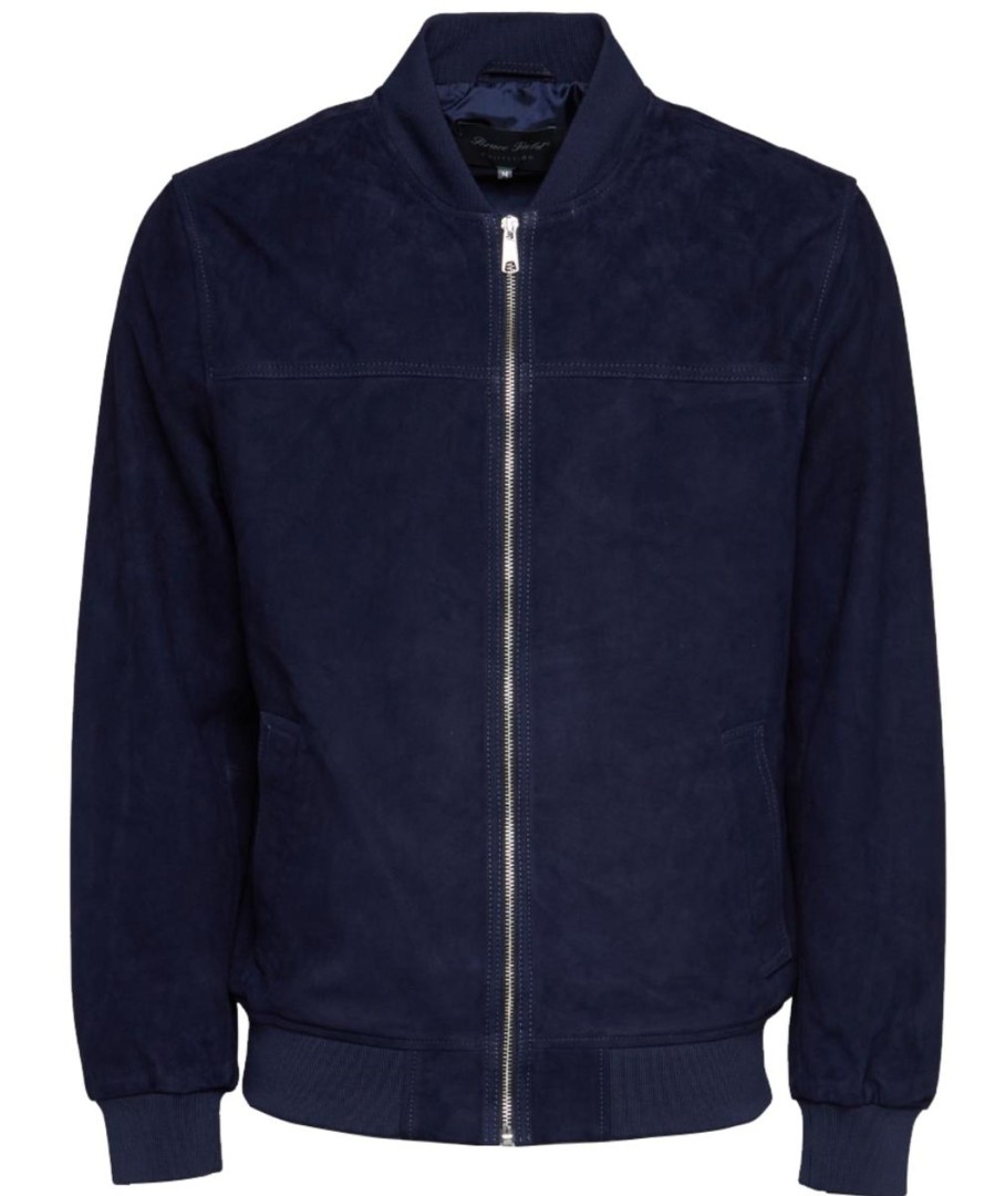 Bruce Field Blouson Teddy En Daim Clearance