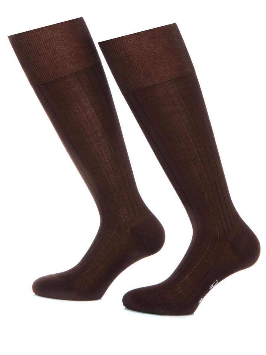 Bruce Field Chaussettes Hautes En Fil D'Ecosse 100% Coton Wholesale