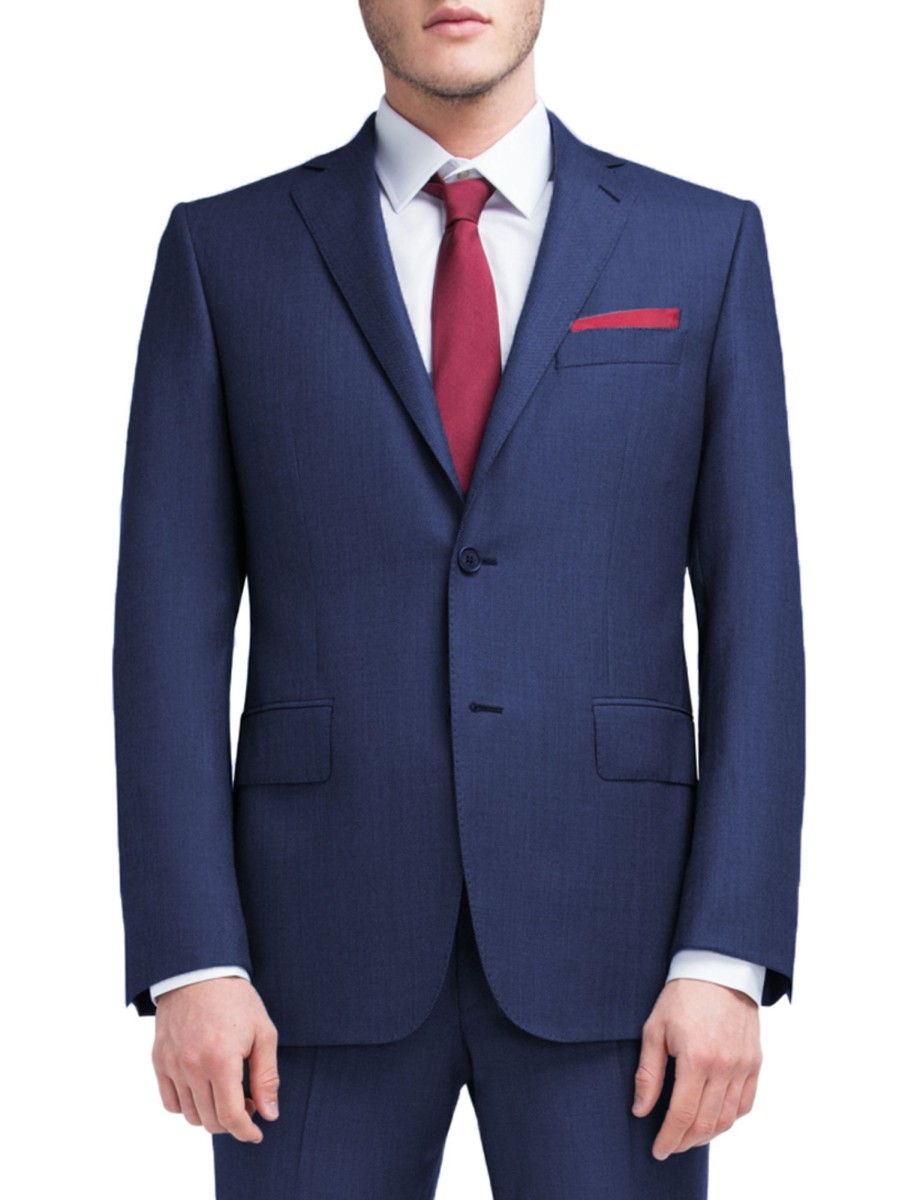 Bruce Field Costume Didier Grande Taille Ajustee Pure Laine Super 110'S Vitale Barberis Canonico Hot