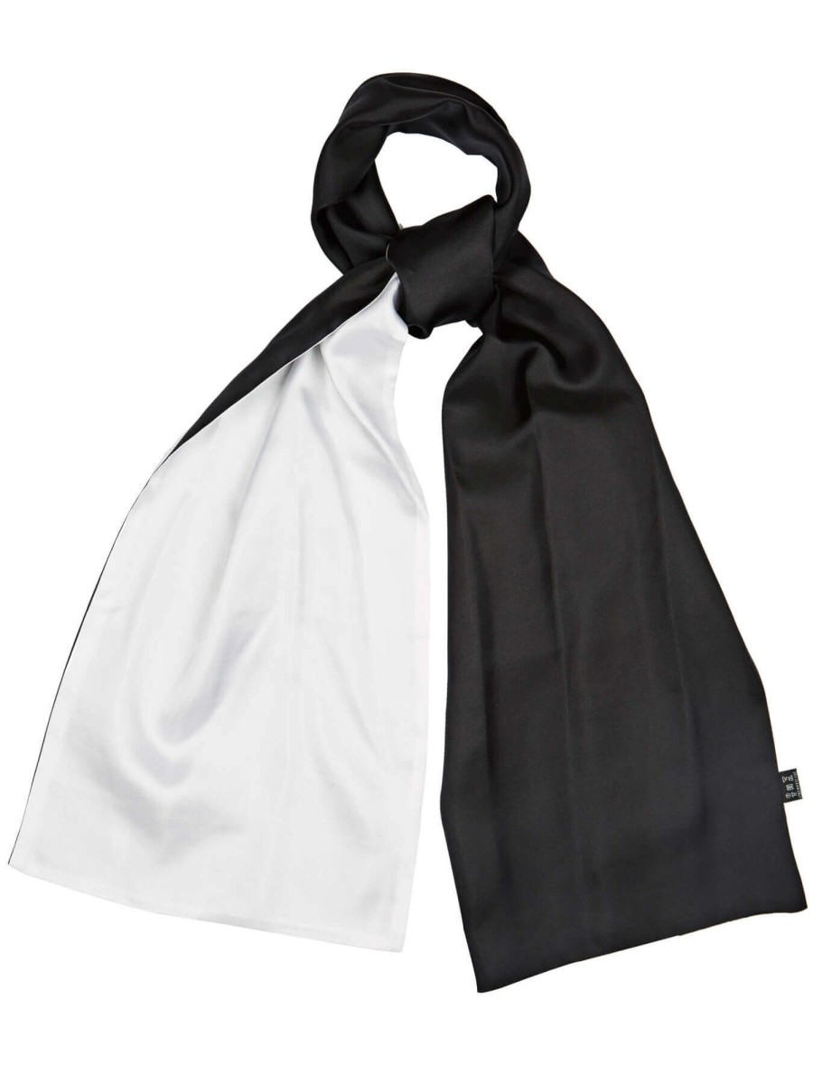 Bruce Field Foulard En Pure Soie Bicolore Clearance