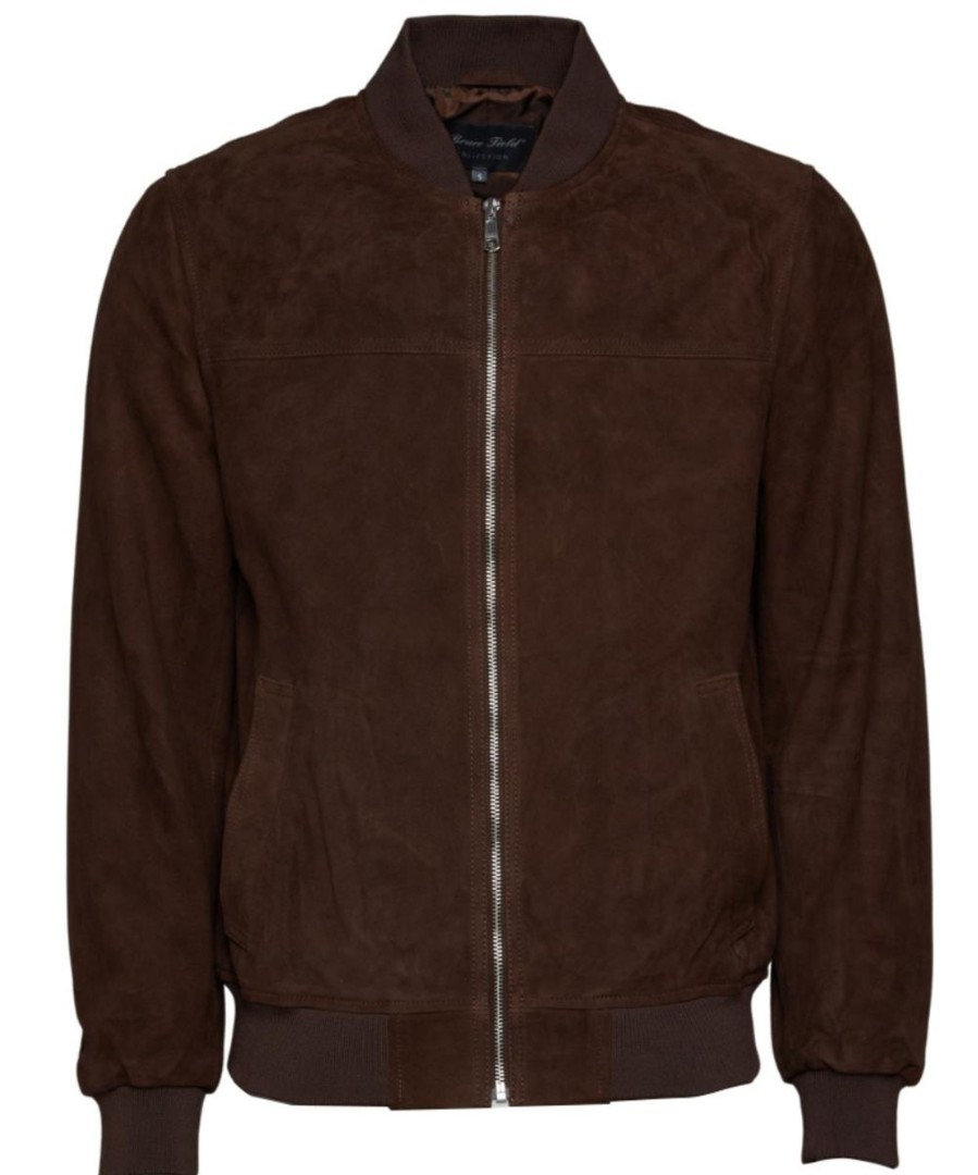 Bruce Field Blouson Teddy En Daim Wholesale