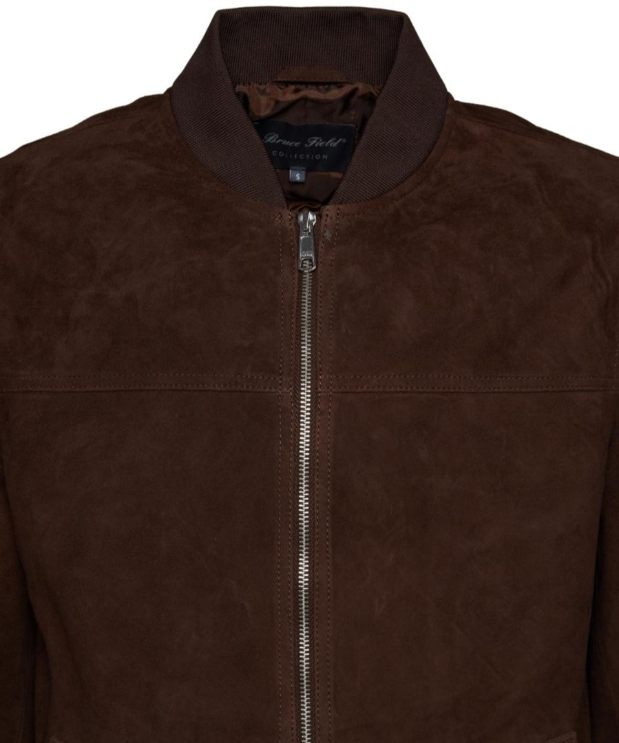 Bruce Field Blouson Teddy En Daim Wholesale