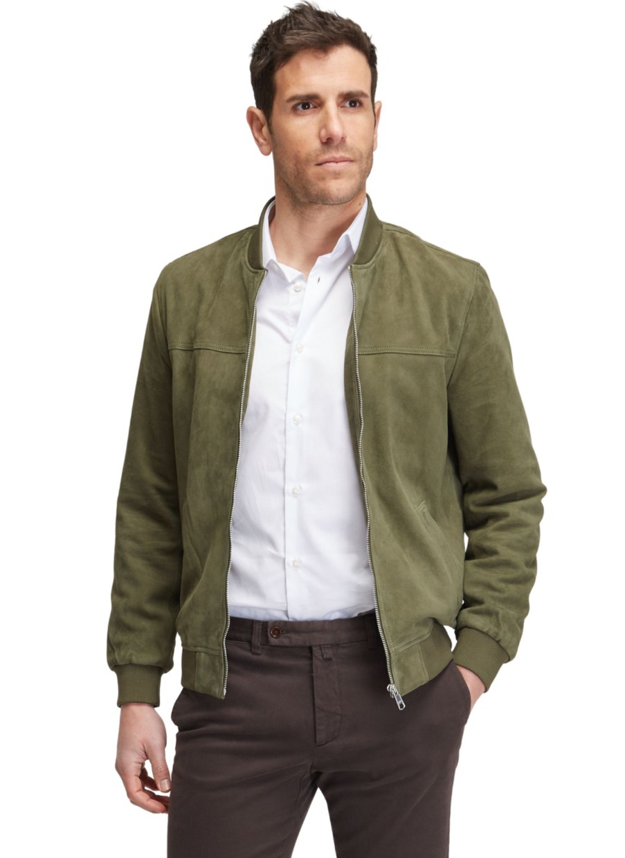 Bruce Field Blouson Teddy En Daim Wholesale