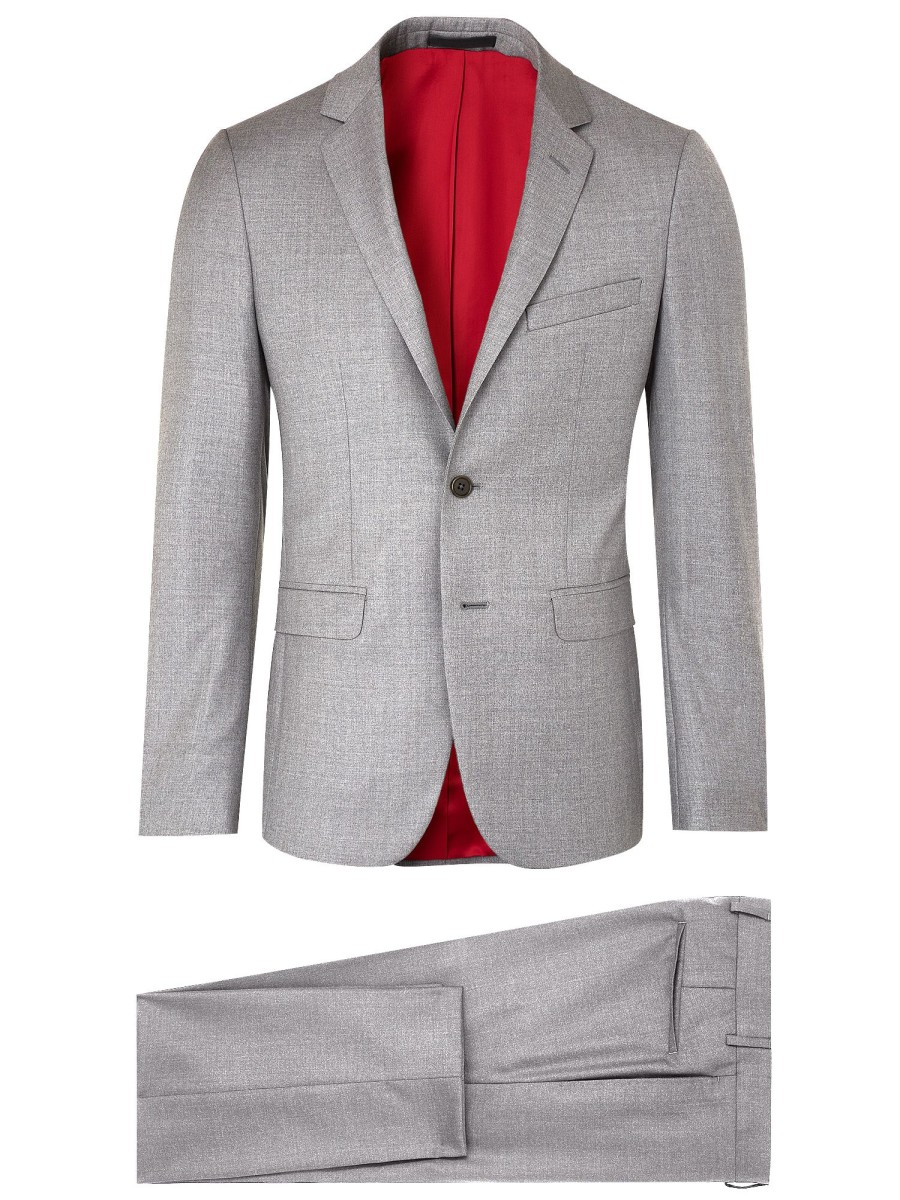 Bruce Field Costume Daniel Cintre Pure Laine Super 110'S Vitale Barberis Canonico Hot