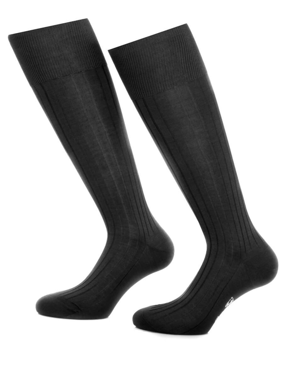 Bruce Field Chaussettes Hautes Homme En Fil D'Ecosse 100% Coton Online