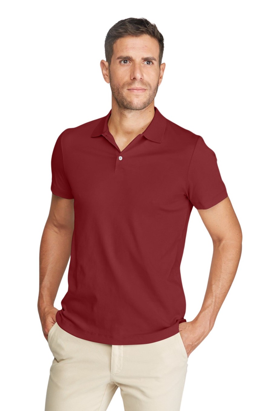 Bruce Field Polo Theo Pur Coton Jersey Clearance