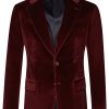 Bruce Field Veste Sergio Semi-Cintree Velours Lisse Palatine Hot