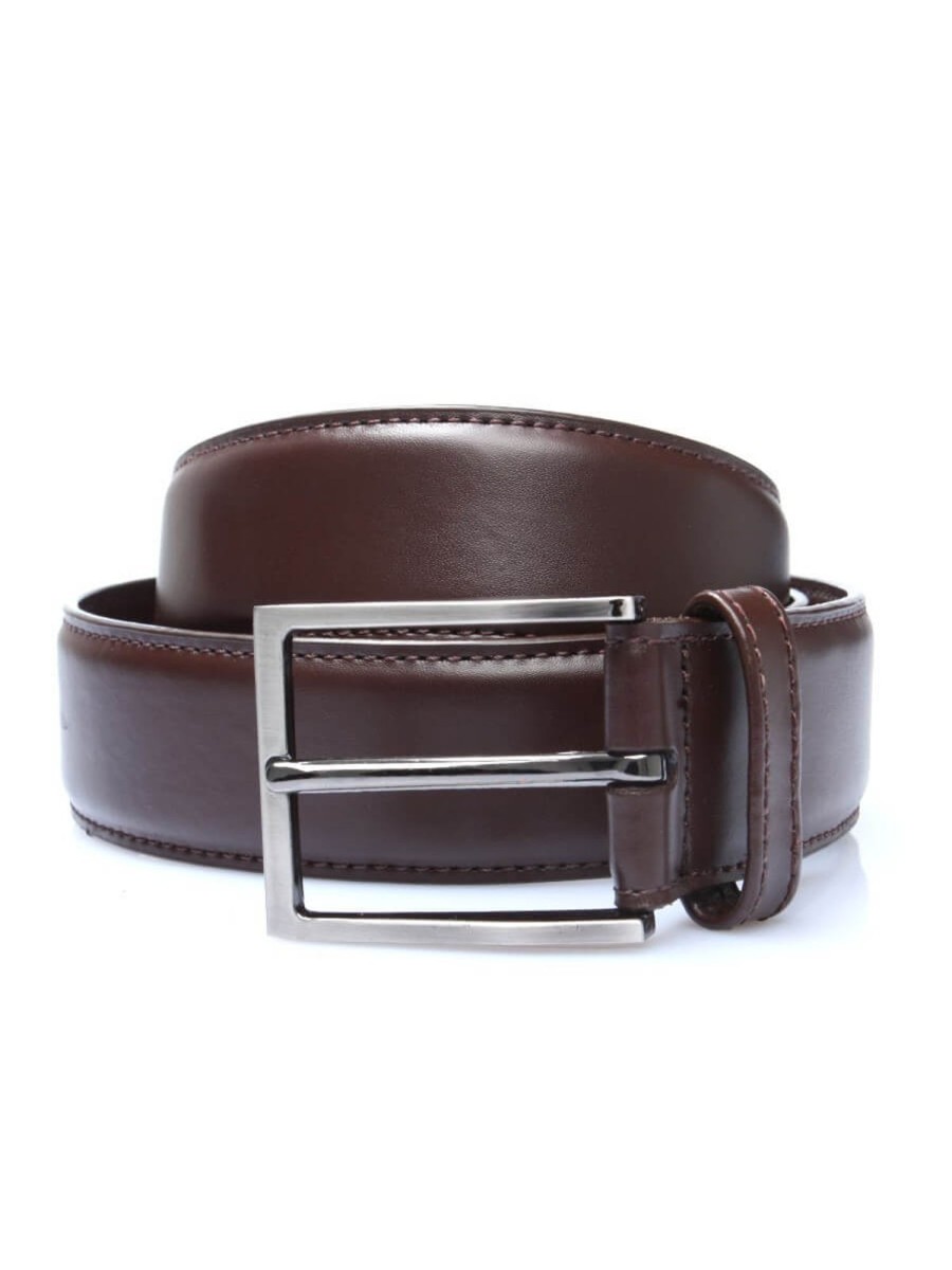 Bruce Field Ceinture Homme Cuir Lisse Surpique Ton Sur Ton Online