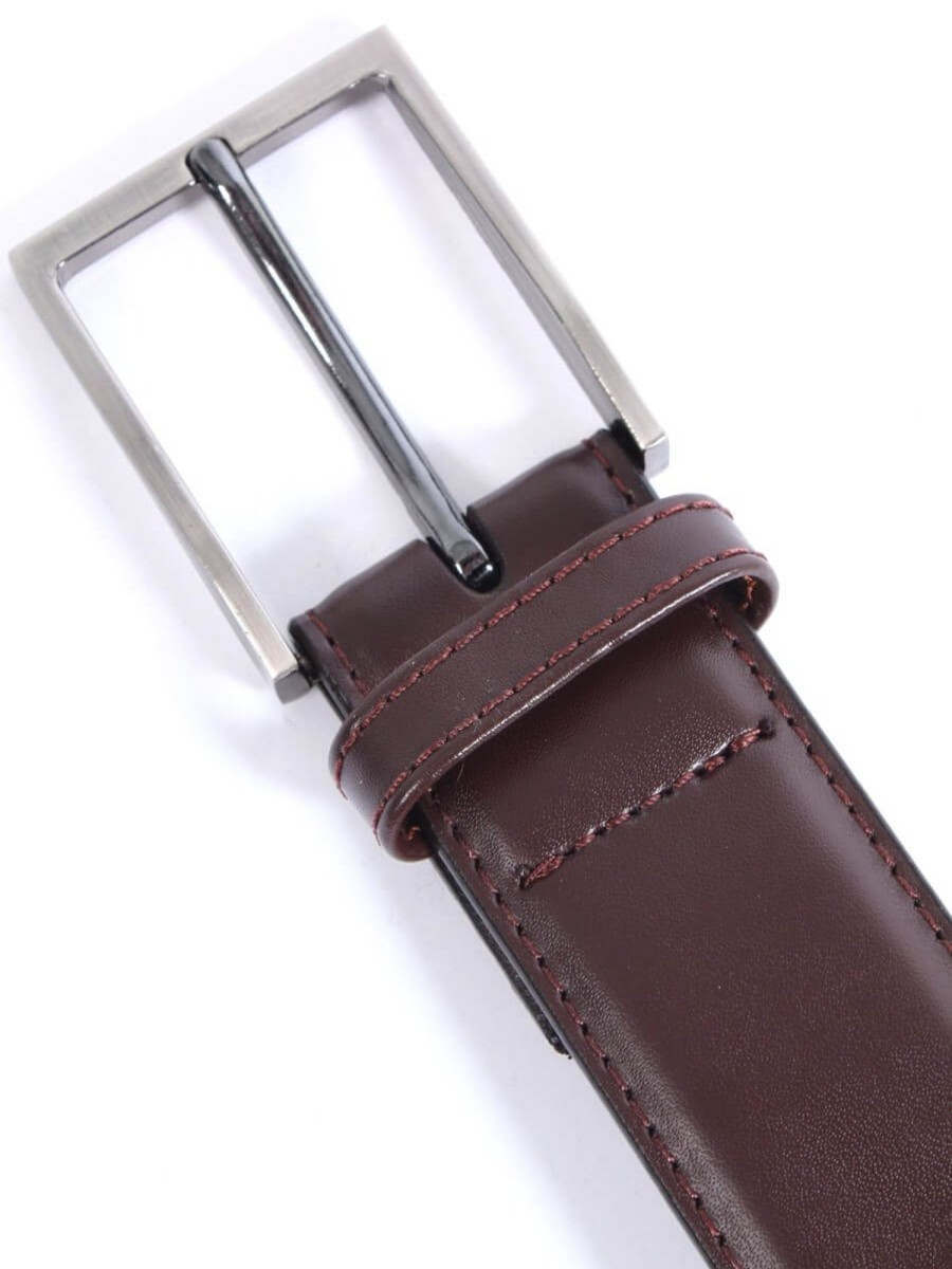 Bruce Field Ceinture Homme Cuir Lisse Surpique Ton Sur Ton Online