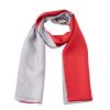 Bruce Field Foulard En Pure Soie Bicolore Clearance