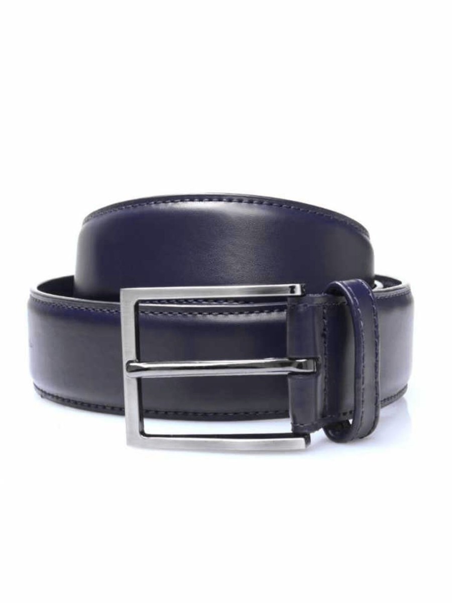 Bruce Field Ceinture Homme Cuir Lisse Surpique Ton Sur Ton Wholesale